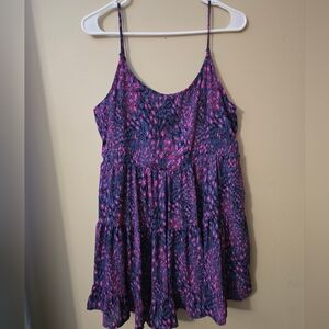 Buddy Love Purple and Pink Mini Dress